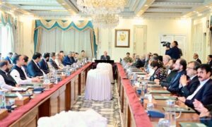 اسلام آباد میں وزیراعظم شہباز شریف کی زیر صدارت وفاقی کابینہ کا ہنگامی اجلاس