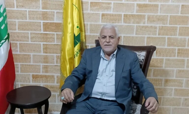 حزب اللہ کے مسیحی امور کے ذمہ دار حاج محمد الخنسا