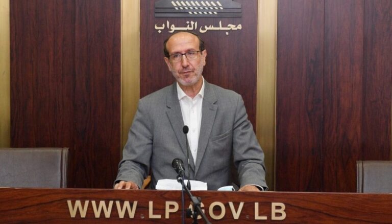 حزب اللہ کے رکن پارلیمنٹ ابراہیم الموسوی لبنانی پارلیمنٹ میں